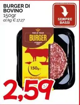 Hardis Burger di bovino offerta