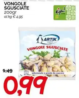Hardis Artik vongole sgusciate offerta