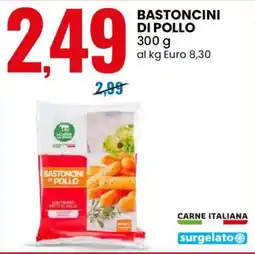 Eurospin Bastoncini di pollo offerta