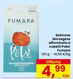 Despar Salmone Norvegese affumicato a cubetti Poke' Fumara offerta