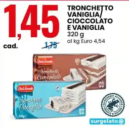 Eurospin Dolciando tronchetto vaniglia/cioccolato e vaniglia offerta