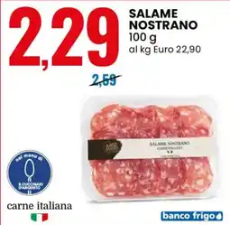 Eurospin Amo essere salame nostrano offerta