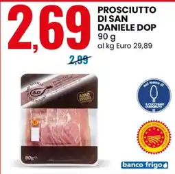 Eurospin Ammo Essere Prosciutto di San Daniele Dop offerta