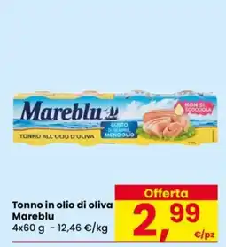 Despar Tonno in olio di oliva Mareblu offerta