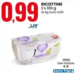 Eurospin Amo essere ricottine offerta