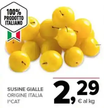 Todis Susine gialle offerta