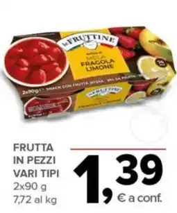 Todis Le fruttine frutta in pezzi offerta