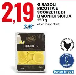 Eurospin Amo essere girasoli ricotta e scorzette di limoni di sicilia offerta