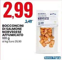 Eurospin Bocconcini di Salmone Norvegese Affumicato offerta