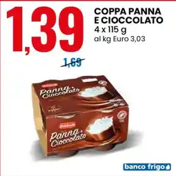 Eurospin Dolciando coppa panna e cioccolato offerta