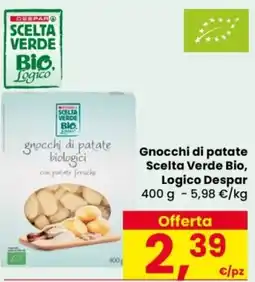 Despar Gnocchi di patate Scelta Verde Bio, Logico Despar offerta