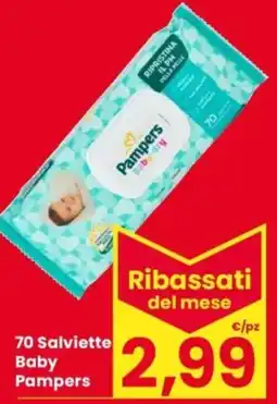 Despar 70 Salviette Baby Pampers offerta