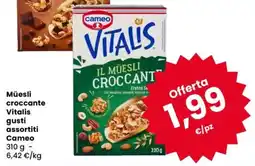 Despar Müesli croccante Vitalis Cameo offerta