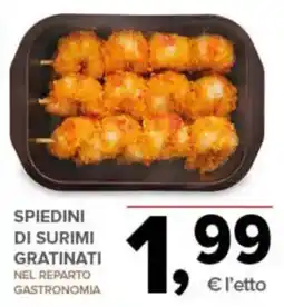 Todis Spiedini di surimi gratinati offerta