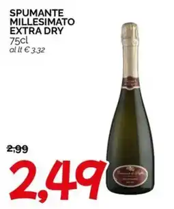 Hardis Spumante millesimato extra dry offerta