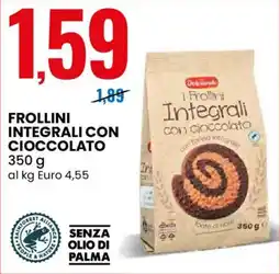 Eurospin Dolciando Frollini Integrali con cioccolato offerta