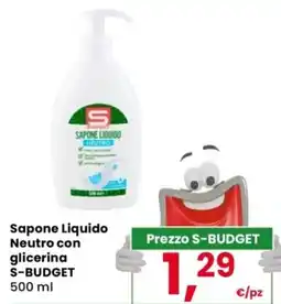 Despar Sapone liquido neutro con glicerina S-budget offerta