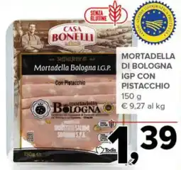 Todis Casa bonelli mortadella di bologna igp con pistacchio offerta