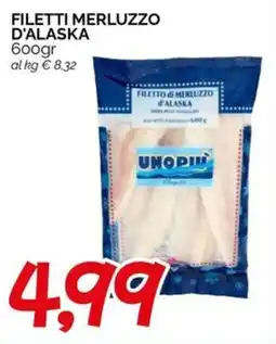 Hardis Unopiù filetti merluzzo d'alaska offerta