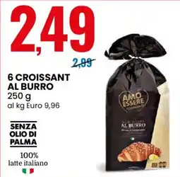 Eurospin Amo Essere 6 croissant al burro offerta