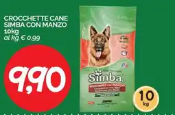 Hardis Crocchette cane simba con manzo offerta