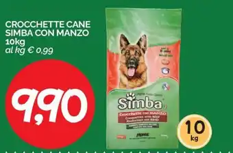 Hardis Crocchette cane simba con manzo offerta