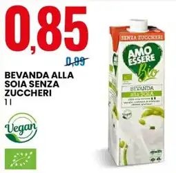 Eurospin Beveranda alla soia senza zuccheri amo essere bio offerta