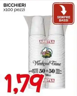 Hardis Bicchieri Aristea offerta