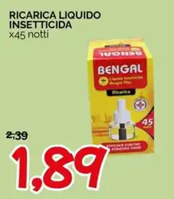 Hardis Ricarica liquido insetticida Bengal offerta
