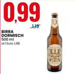 Eurospin Birra Dormisch offerta