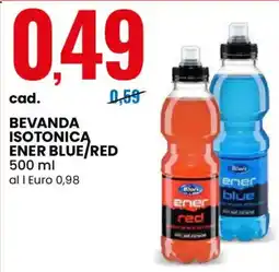 Eurospin Beveranda isotonica ener blue/red offerta