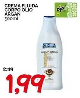 Hardis Genera crema fluida corpo olio argan offerta