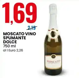 Eurospin Moscato vino spumante dolce offerta