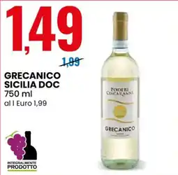 Eurospin Grecanico Sicilia Doc offerta