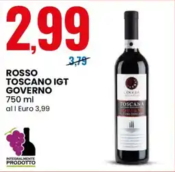Eurospin Rosso Toscano IGT Governo offerta