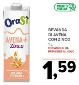 Todis Orasi bevanda di avena con zinco offerta