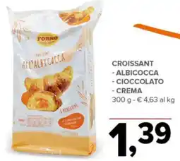 Todis Forno Croissant, albicocca, cioccolato, crema offerta