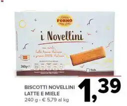 Todis Biscotti novellini latte e miele offerta