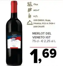 Todis Merlot del veneto igt offerta