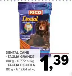 Todis Rico dental cane offerta