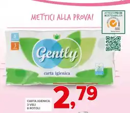 Todis carta igienica Gently offerta