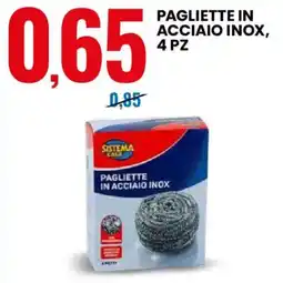 Eurospin Sistema Casa Pagliette in acciaio inox offerta