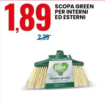 Amo Essere scopa green per interni ed esterni