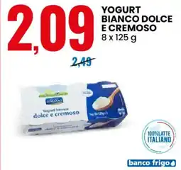 Eurospin Yogurt bianco dolce e cremoso offerta