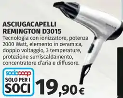 Ipercoop ASCIUGACAPELLI REMINGTON D3015 offerta