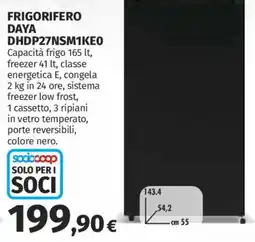 Ipercoop FRIGORIFERO DAYA DHDP27NSM1KE0 offerta