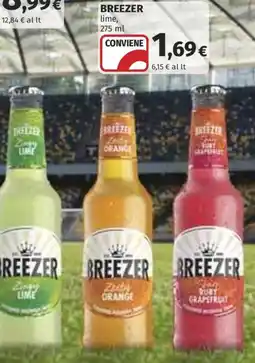 Ipercoop Breezer lime offerta