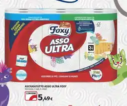 Ipercoop Asciugatutto asso ultra foxy offerta