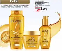 Ipercoop Linea shampoo, balsamo e trattamenti intensivi l'oréal offerta