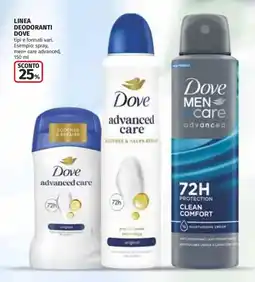 Ipercoop Linea deodoranti dove offerta